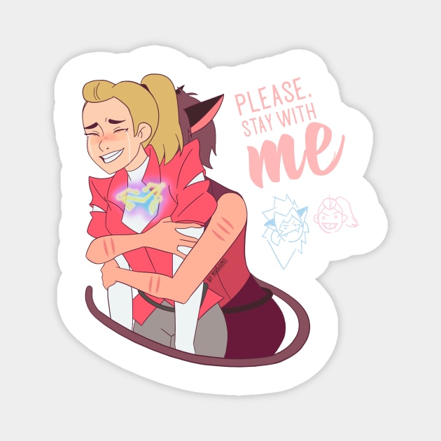 Catra & Adora - '' Please, stay with me. '' Magnet by Mirarimo