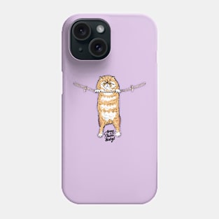 Hang in There Baby Persian Cat Phone Case