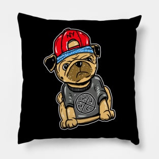 This is Hardcore Pug Dog Pillow