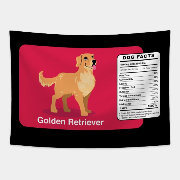 Golden Retriever Tapestry by Brash Ideas