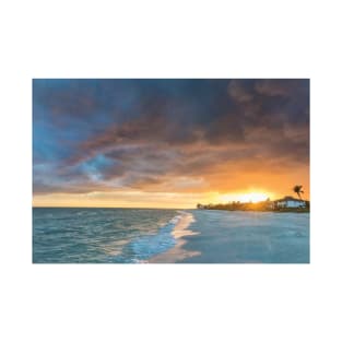 Sunset Clouds Over The Gulf Of Mexico On Sanibel Island T-Shirt