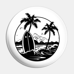 Ride the Waves with your surfboard Pin