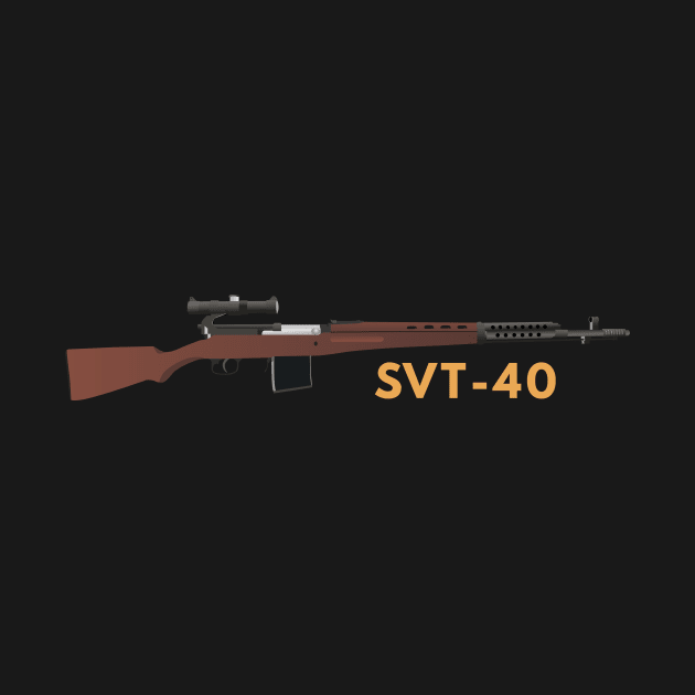 SVT-40 Soviet WW2 Sniper Rifle by NorseTech