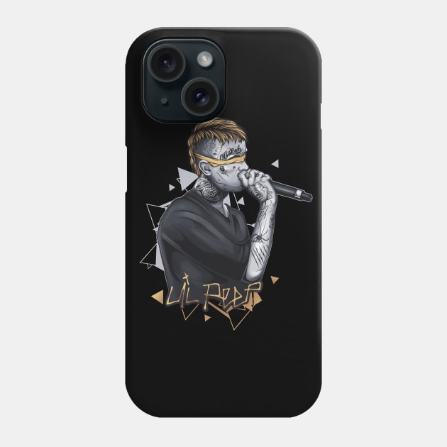 Lil Peep | Gold version Phone Case by DenielHast