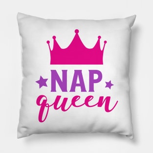 Nap Queen, Princess, Crown, Stars, Sleep, Sleeping Pillow