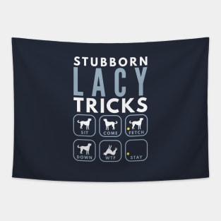 Stubborn Blue Lacy Tricks - Dog Training Tapestry