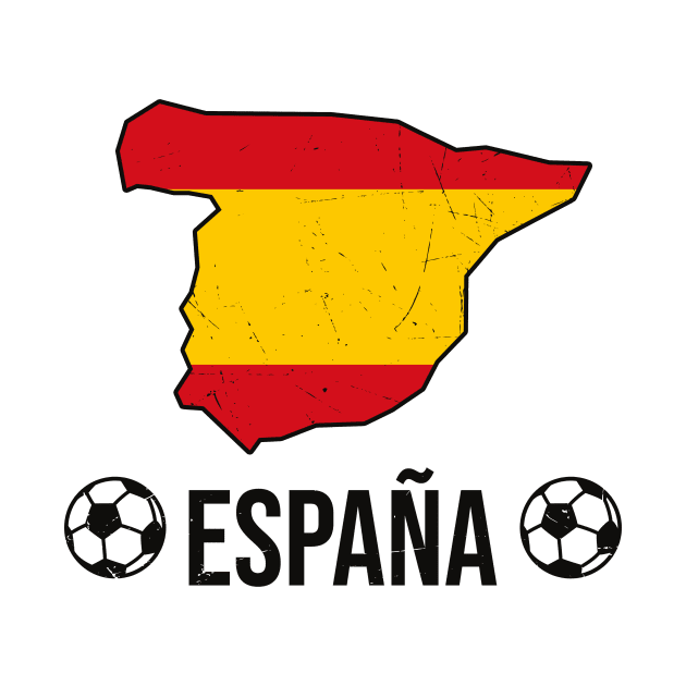 Spain Soccer Fan Country Sport Spaniards by Foxxy Merch