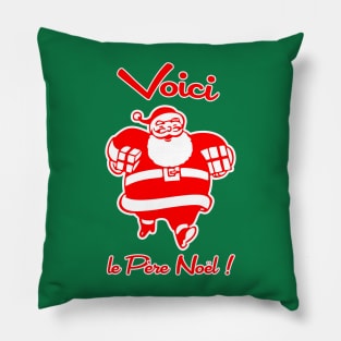 French Santa Pillow