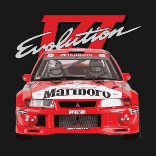 wrc EVO 6 champion Tommi Mäkinen Car evolution TME VI version T-Shirt