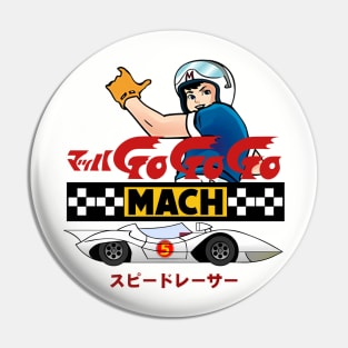 Go Go Go ! Speed Racer Mach Five Japan Pin