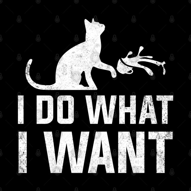 Funny Cat Shirt: I do what I want with my cat shirt by Otis Patrick