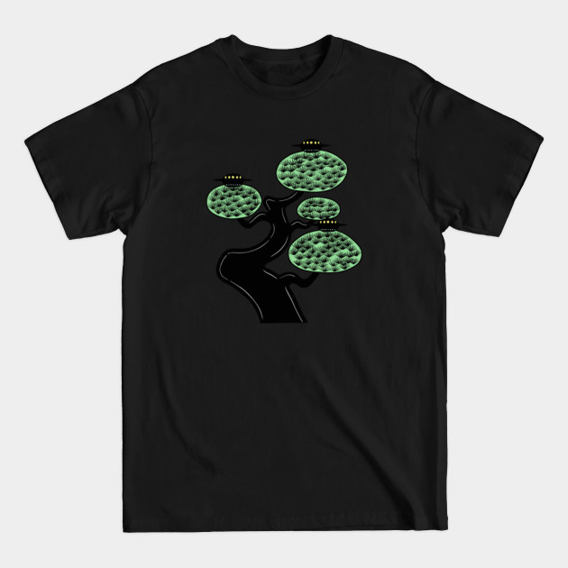 UFOs are having rest on the Japanese pine tree. - Ufos - T-Shirt