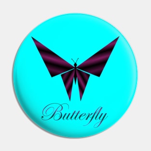 Metallic butterfly Pin