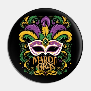 Mardi Gras – February Pin