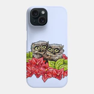 Baby Owls on a Branch Phone Case