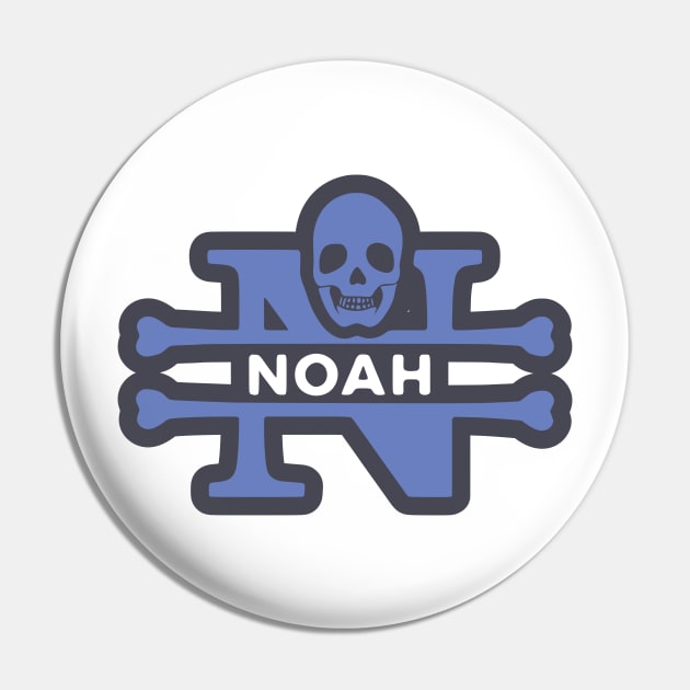 Name Monogram N - Noah - Letter N  - Halloween skull monogram Pin by SeverV