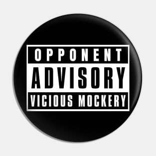 Opponent Advisory Vicious Mockery | DnD Bard Class Spell Pin