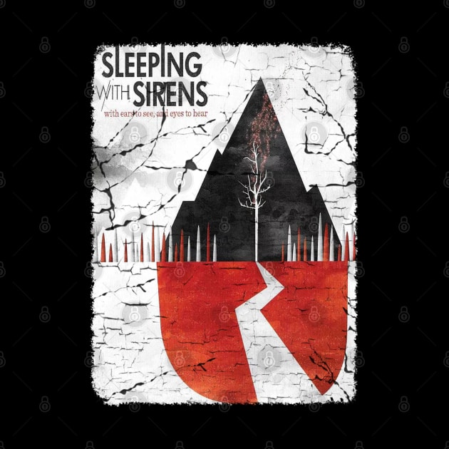 sleeping with sirens vintage crack by firuyee.official.designs