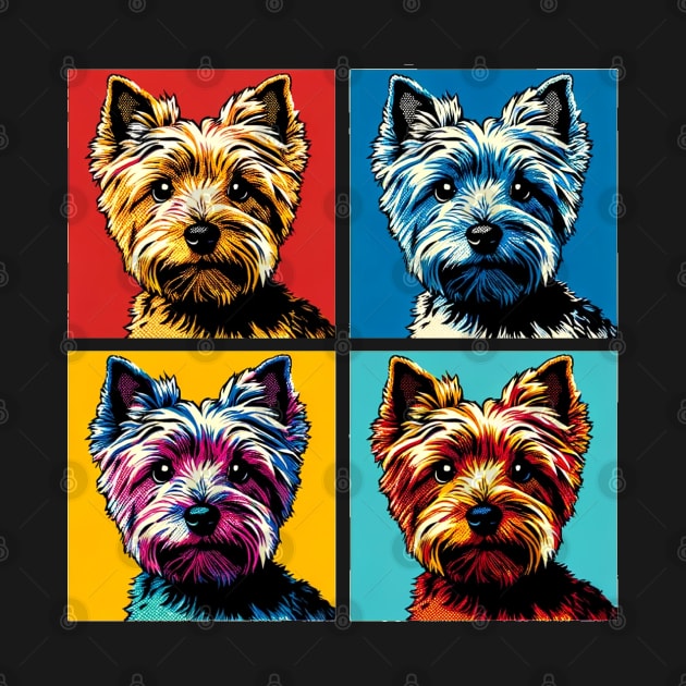 Norfolk Terrier Pop Art - Dog Lovers by PawPopArt