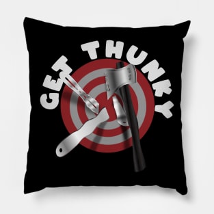 Get Thunky - Axe and Knife Throwing Target Pillow