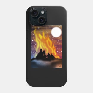 Bonfire Night Acrylic and digital Phone Case