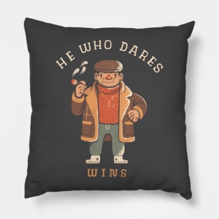 He who dares wins Pillow