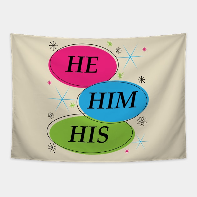 He Pronouns Tapestry by StoreShaSha