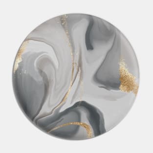 Abstract art marble grey and gold - Paris 1988 Regarde le ciel - Look at the sky Pin