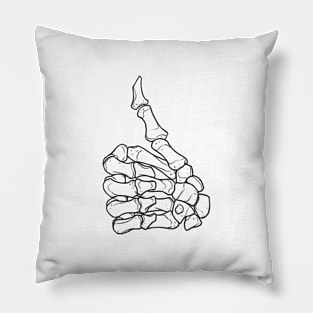 Skeleton Thumbs Up Pillow