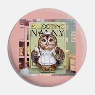 A Hooting Nanny Pin