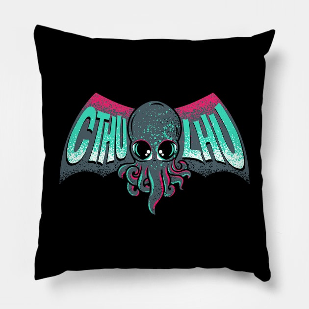 Cthulhu Flight Pillow by nadzeenadz