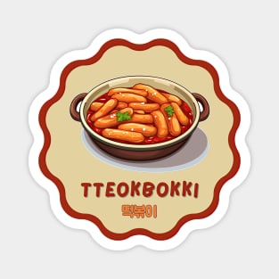 Tteokbokki | Korean cuisine | Traditional Food Magnet