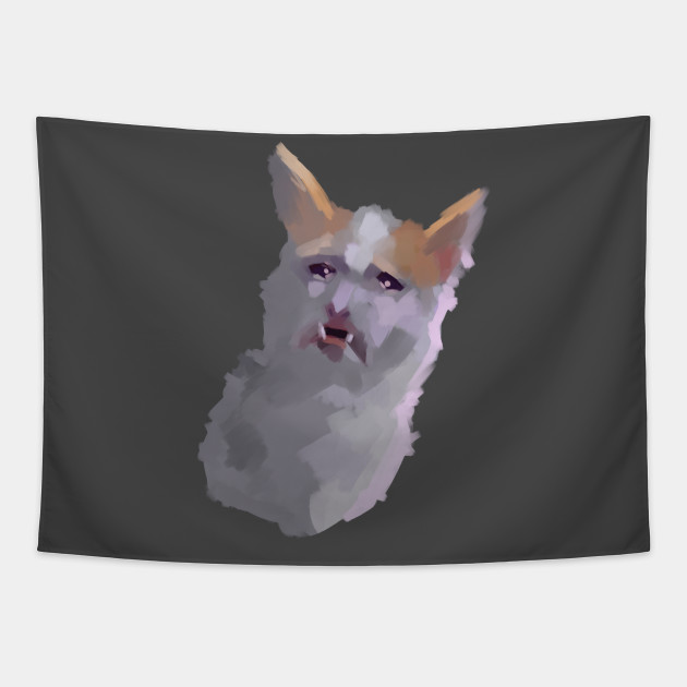 Funny Depressed Crying Cat Meme Cat Lovers Gift Tapestry Teepublic Funny Depressed Crying Cat Meme Cat Lovers Gift Tapestry Teepublic