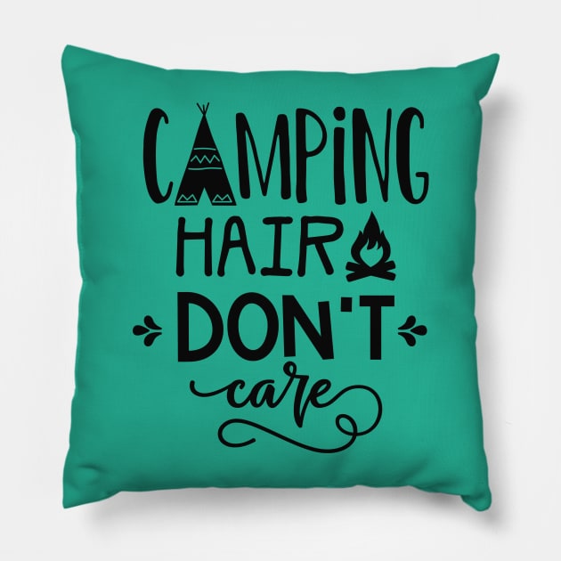 Funny Camping Gift Pillow by Scar