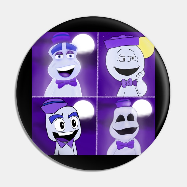 Boo Berry in four different styles Pin by AndrewKennethArt