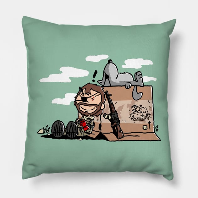 Metal Phantom Nuts Pillow by demonigote