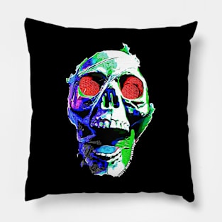 Screaming Skull Pillow