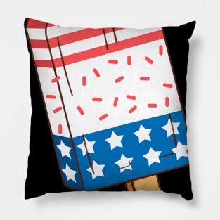 4th of July Popsicle, Red White and Blue Summer Popsicle Pillow