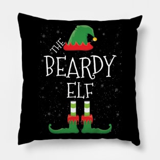 BEARDY Elf Family Matching Christmas Group Funny Gift Pillow