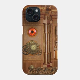 Steampunk design, clocks and gears Phone Case