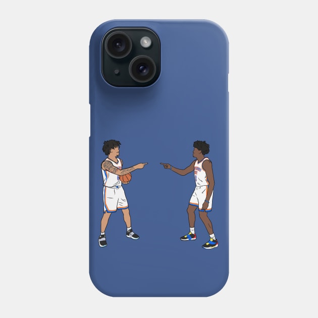 Jaylin Williams and Jalen Williams Twins Phone Case by rattraptees