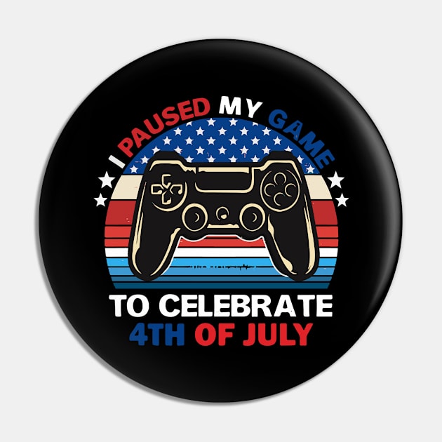 I paused my game to celebrate 4th of July Pin by Prints by Hitz