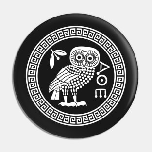 Owl of Athena Pin