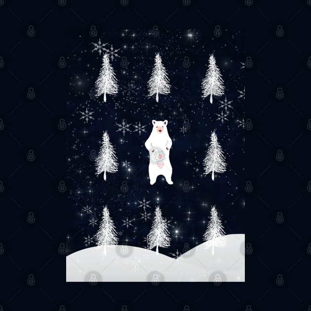 Christmas Eve Bear by Amanda Jane