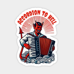 Accordion devil Magnet