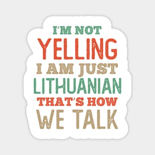 Just Lithuanian That is how we talk Magnet