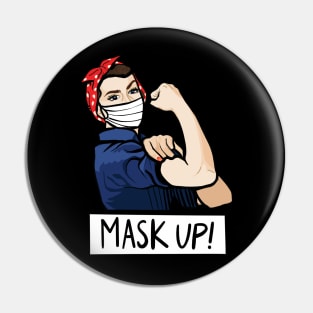 Mask Up Pin