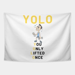 YOLO Gold Edition Tapestry