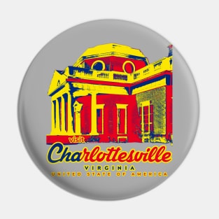 visit Charlottesville, USA Pin