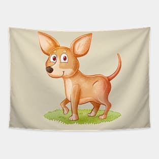 Chihuahua hand Drawn Tapestry